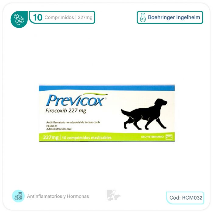 PREVICOX 227MG X 10 COMP