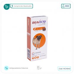 BRAVECTO 4,5 A 10KG 250 MG PERRO VENC.05/2025